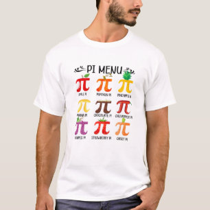 Pi-menu Tropische oplossingen Funny Pi Dag voor Ki T-shirt