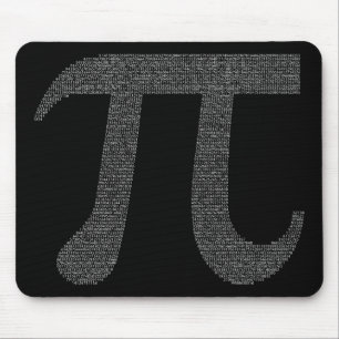 "Pi" Mousepad Black Muismat