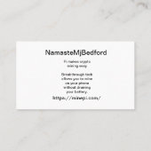 Pi-netwerk Visitekaartje (Achterkant)