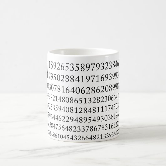 Pi Number Mug (Centre)