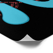 Pi-nummer 3.141 Infinity geek Poster (Hoek)