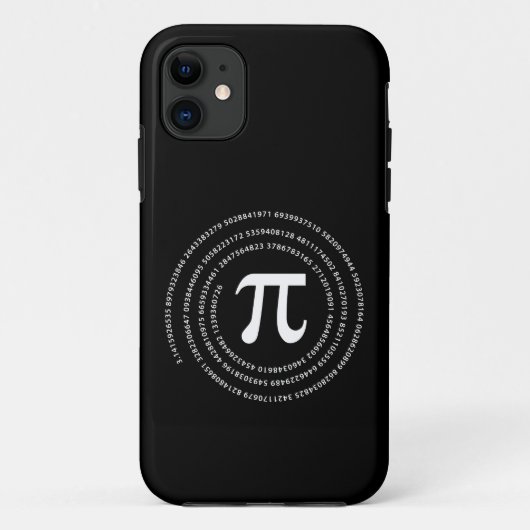 Pi Nummer Ontwerp Case-Mate iPhone Case (Achterkant)