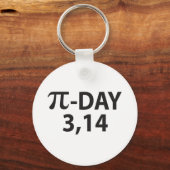 Pi-nummer per dag sleutelhanger (Voorkant)