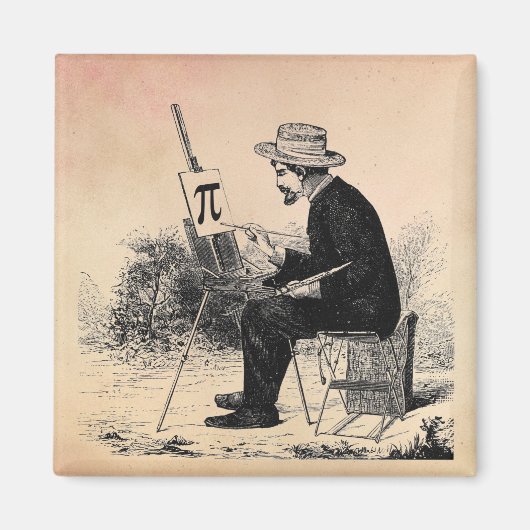 PI-nummer schilderij Magneet (Voorkant)