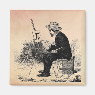 Pi-nummer tekenen magneet