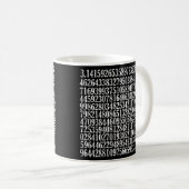 Pi Nummers Mok Pi Dag Wiskunde Wetenschap Geek Ner (Voorkant rechts)