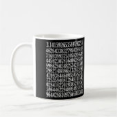 Pi Nummers Mok Pi Dag Wiskunde Wetenschap Geek Ner (Links)
