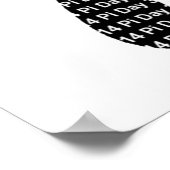 Pi One Pie Poster (Hoek)