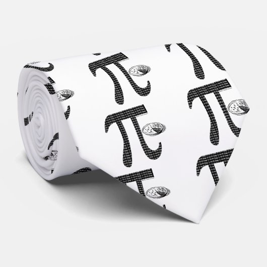 Pi One Pie Stropdas (Opgerold)