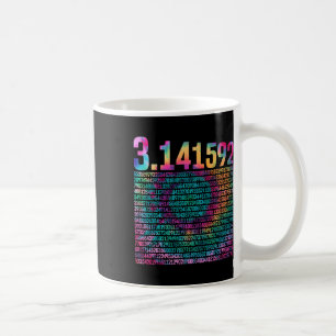 PI-ontwerp voor leraar Tie Dye 3.14 Pi-cijfers Hap Koffiemok