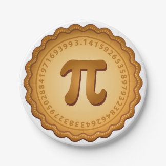 Pi Papier Borden voor PIE Papieren Bordje