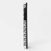 Pi Pattern Black Case-Mate iPhone Case (Achterkant/links)