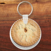 PI PIE CRUST! Cutie Pie - Vierde Pi Dag! π Sleutelhanger (Voorkant)
