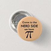 PI-pins - PEACH Ronde Button 3,2 Cm (Voorkant /achterkant)