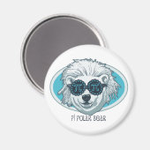 Pi Polar-Beer Magneet (Voorkant / Achterkant)
