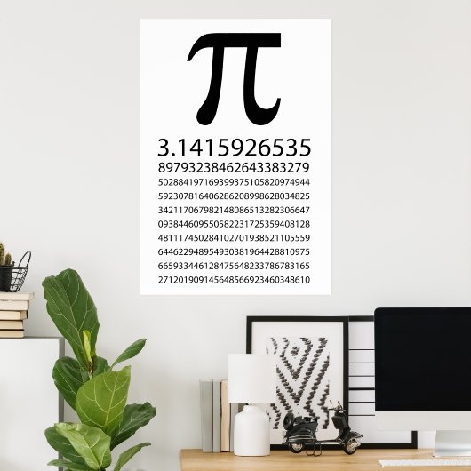 Pi Poster (Thuiskantoor)