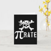 Pi rate Pi dag Pi Pirate Wiskunde leraar student Kaart (Gele Bloem)