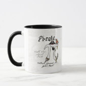 Pi rate Pirate Pi Day Shirten en Gifts Mok (Links)