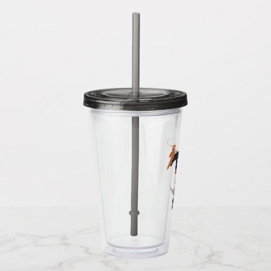 Pi-rate symbool acryl drinkbeker (Rechts)