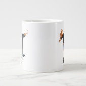 Pi-rate symbool extra grote beker (Voorkant)