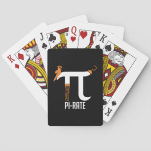 Pi-rate symbool pokerkaarten