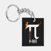 Pi-rate symbool sleutelhanger (Voorkant Links)