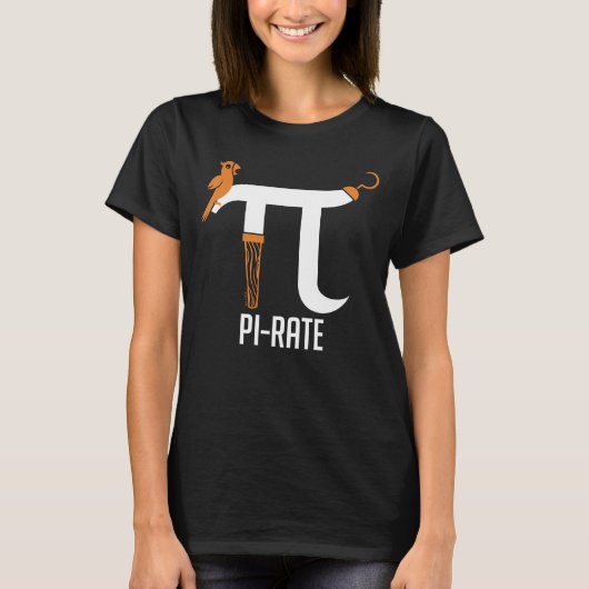Pi-rate symbool t-shirt (Voorkant)