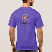 Pi réseau pi logo imprimé T-shirt (Dos)