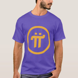 Pi réseau pi logo imprimé T-shirt