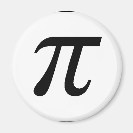 Pi Round Magnet Magneet (Voorkant)