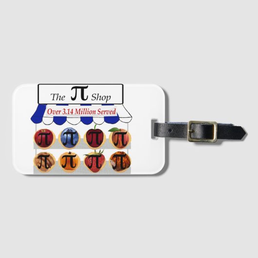 Pi Shop Bagagelabel (Voorkant (horizontaal))