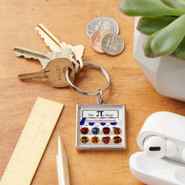 Pi Shop Keychain