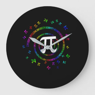 Pi Spiral Novelty voor Pi Day Grote Klok