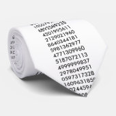 Pi-stropdas Stropdas (Opgerold)