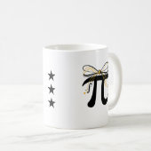 Pi Symbol Mug - Minimalist Math Pi Day Coffee Cup  (Devant droit)