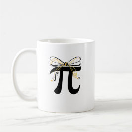 Pi Symbol Mug - Minimalist Math Pi Day Coffee Cup Koffiemok