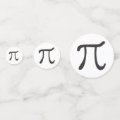 Pi-symbolen - Pi Day Confetti (Voorkanten)