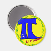 Pi-symbool 3.14 Ultimate Magneet (Voorkant / Achterkant)