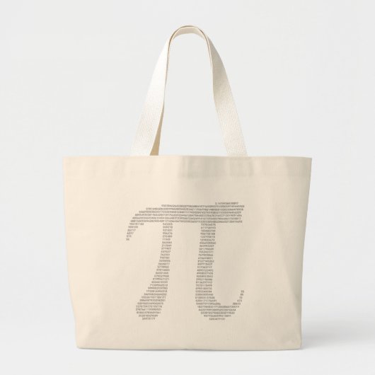 Pi Symbool Canvas tas (Voorkant)