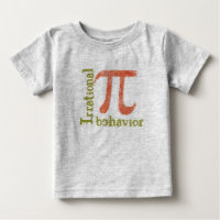 Pi Symbool Irrationeel Gedrag Infant T shirt