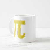 Pi-symbool Koffiemok (Voorkant links)