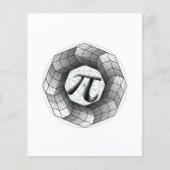 PI Symbool Optische Illusie Papieren Blad voor U (Voorkant)