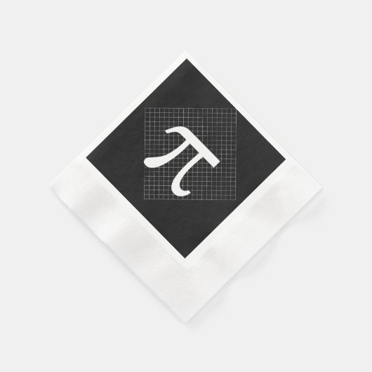Pi Symbool Pi Day Paper Napkins Servet (Hoek)