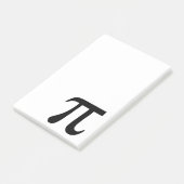 Pi-symbool Post-it® Notes (Schuin)
