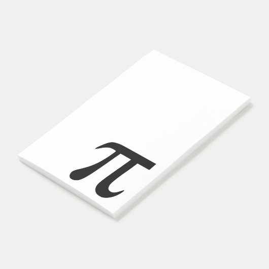 Pi-symbool Post-it® Notes (Schuin)