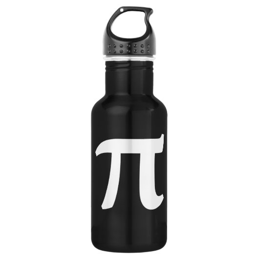 Pi-symbool Waterfles (Voorkant)