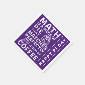 Pi Symbool Wiskunde is Stuk van Pie Happy Pi Dag P Servet (Hoek)