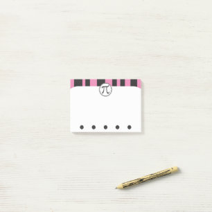 Pi-symbool Wiskunde thema ROZE Post-it® Notes