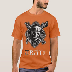 PI-tarief Pirate Funny Cool Wiskunde Geek Nerd Gif T-shirt