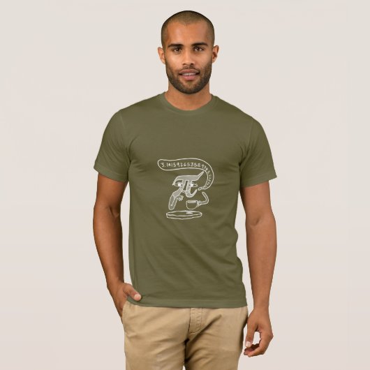 PI tekening T-shirt (Voorkant volledig)